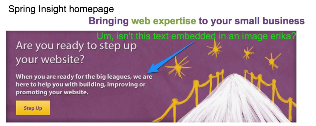 DC Web Design | Maryland Internet Marketing, Spring Insight