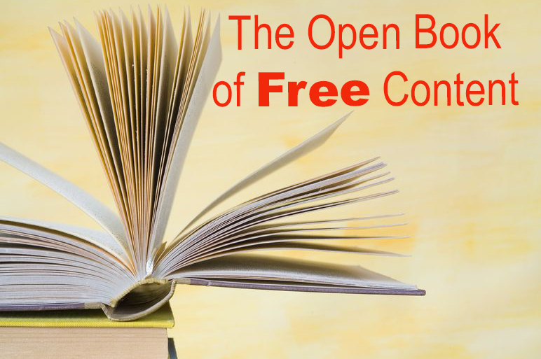Open Book to Free Website Content