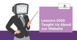 Lessons 2020 Taught us about our Website
