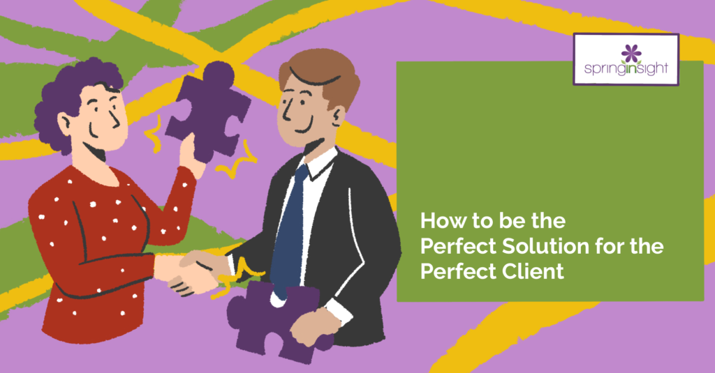 How to be the Perfect Solution for the Perfect Client