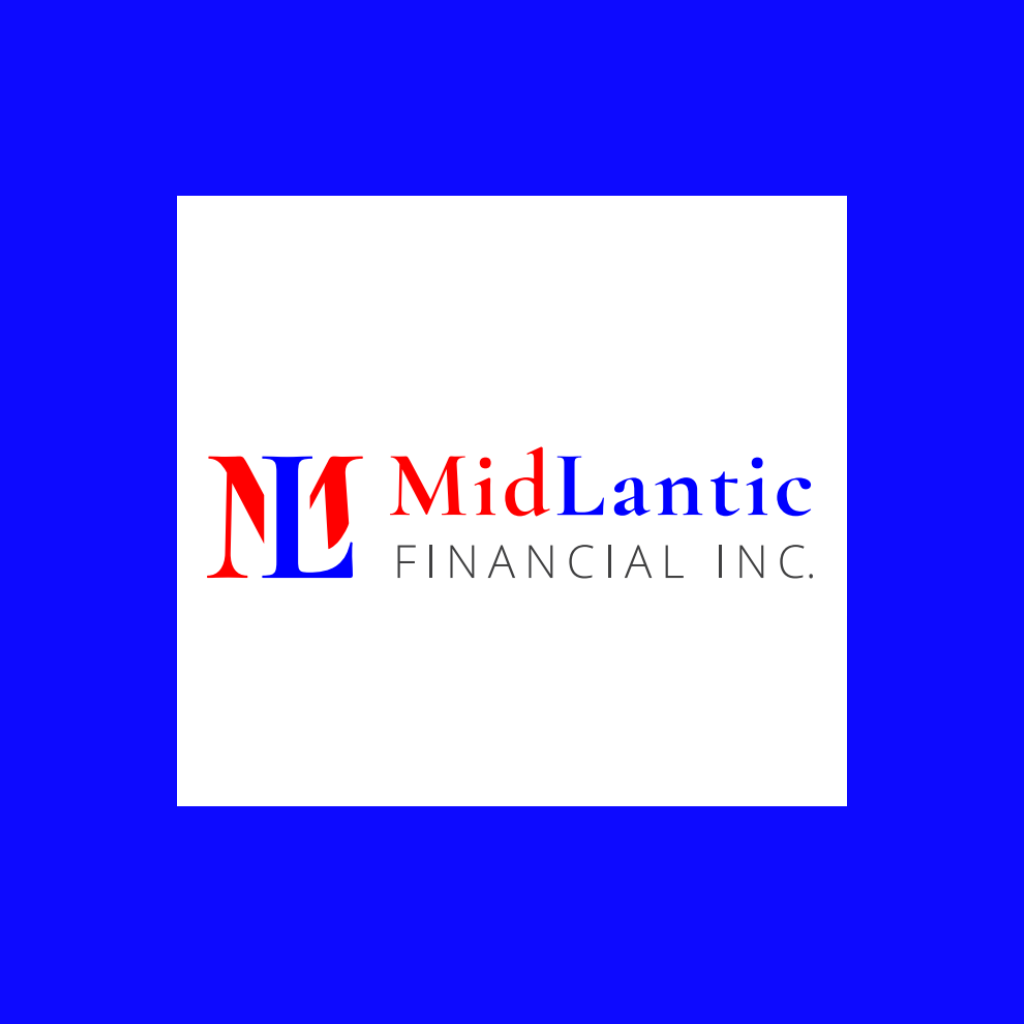 MidLantic Logo Blue Background